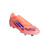 adidas F50 League Laceless FG/MG Men's Soccer Cleats - Orange/Blue/White
