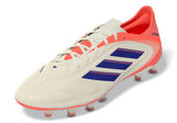 Botines de fútbol para hombre adidas Copa Pure III Elite FG - Blanco/Azul/Naranja