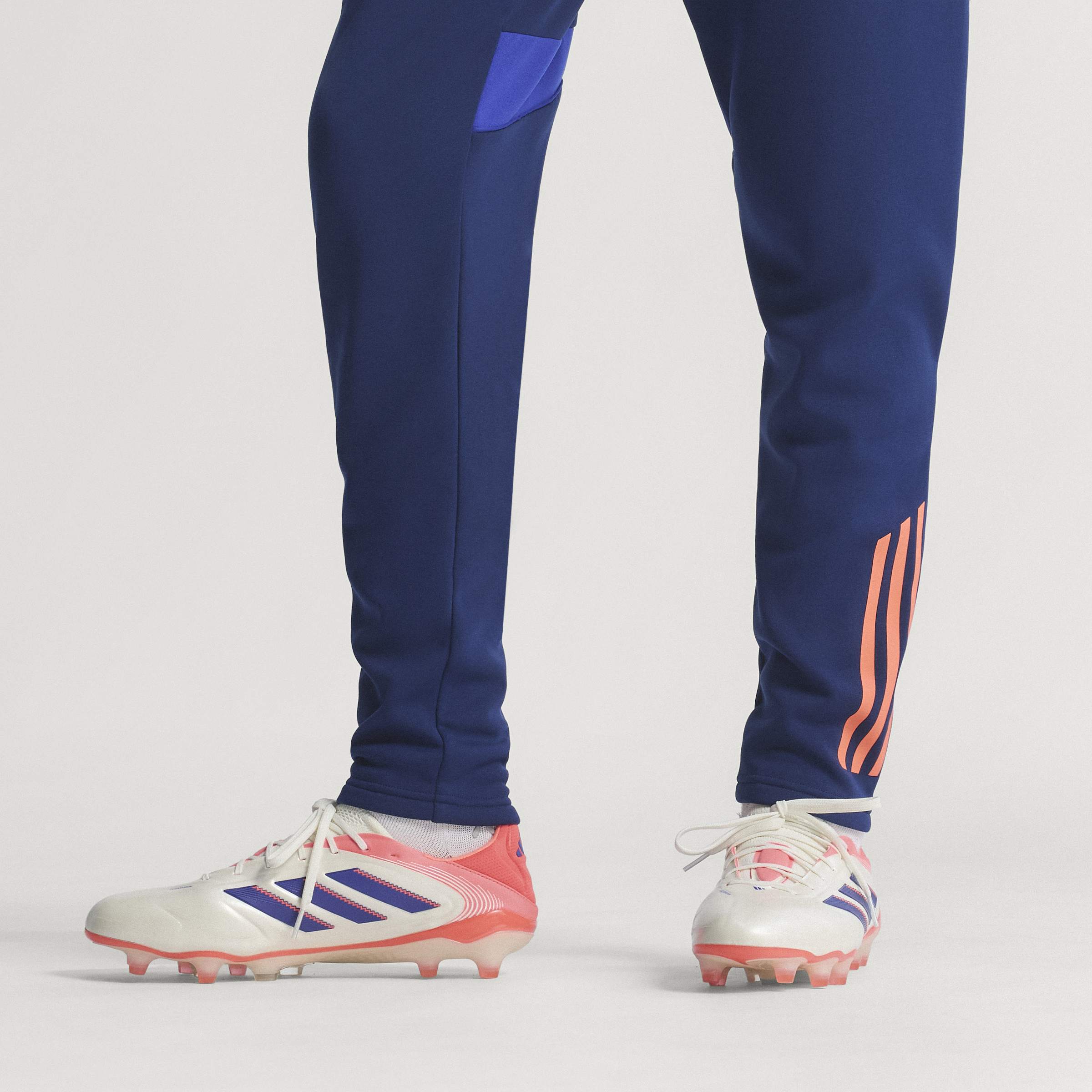 adidas Copa Pure III Elite FG Men's Soccer Cleats - White/Blue/Orange