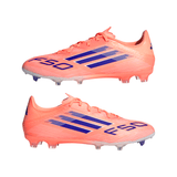 adidas F50 League FG/MG Men's Soccer Cleats - Orange/Blue/White