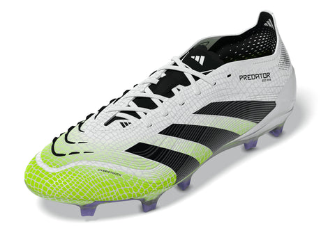 adidas Predator Elite FG Men's Firm Ground Soccer Cleats - White/Black/Lemon