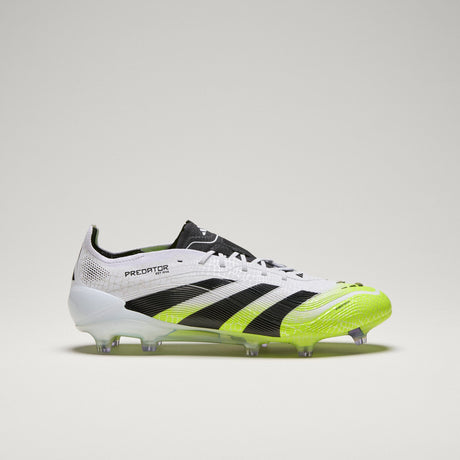 adidas Predator Elite FG Men's Firm Ground Soccer Cleats - White/Black/Lemon