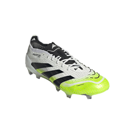 adidas Predator Elite FG Men's Firm Ground Soccer Cleats - White/Black/Lemon