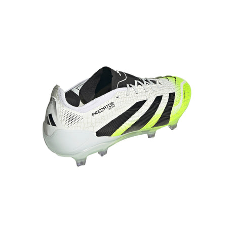 adidas Predator Elite FG Men's Firm Ground Soccer Cleats - White/Black/Lemon