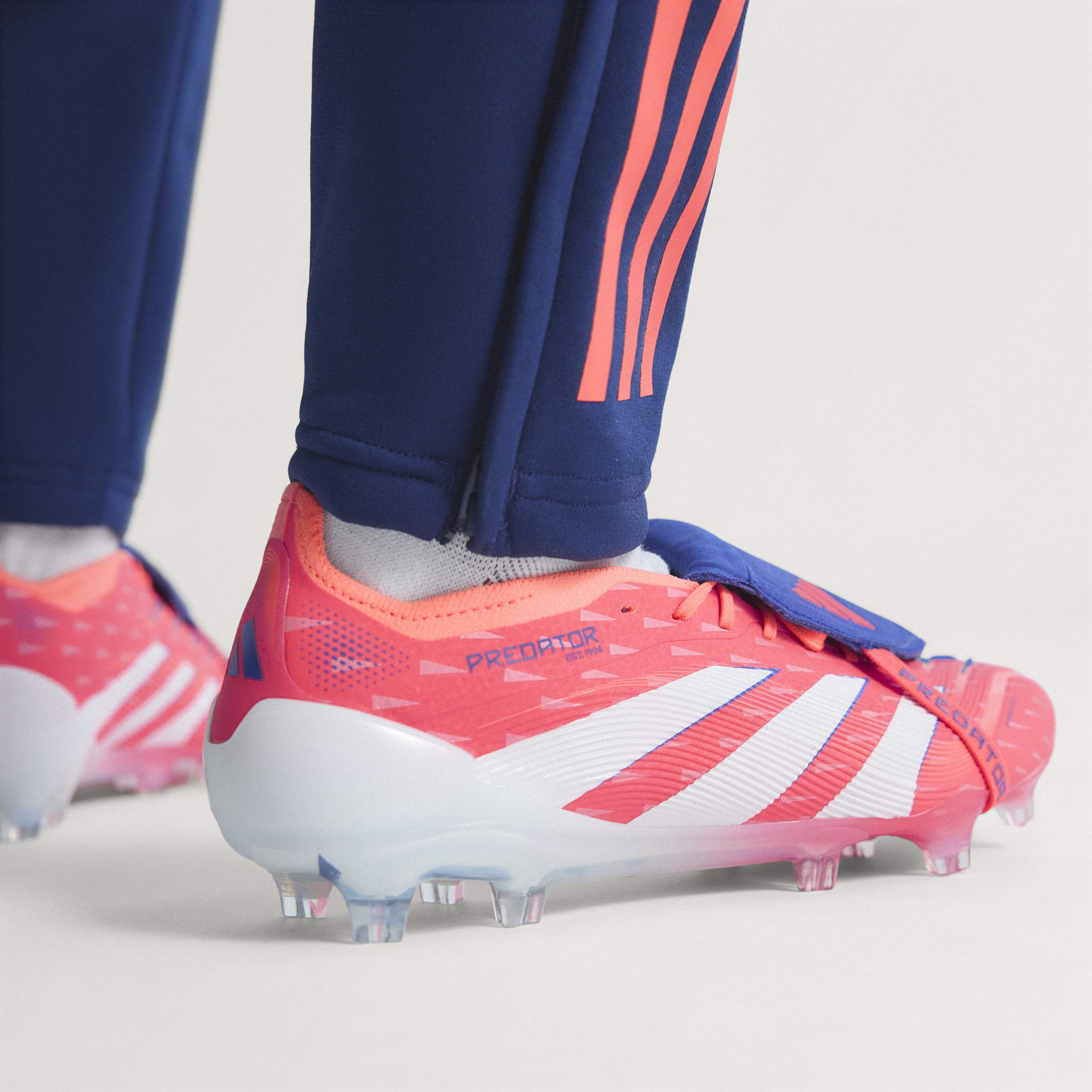 adidas Predator Elite Fold-Over Tongue FG Men's Soccer Cleats - Orange/White