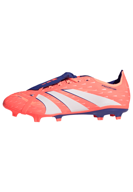 Botines de fútbol para hombre adidas Predator League de lengüeta plegable FG/MG - Naranja/Blanco