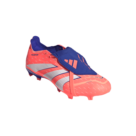 Botines de fútbol para hombre adidas Predator League de lengüeta plegable FG/MG - Naranja/Blanco