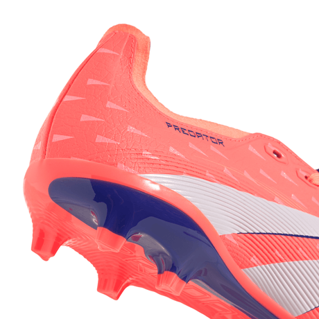 Botines de fútbol para hombre adidas Predator League de lengüeta plegable FG/MG - Naranja/Blanco