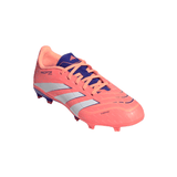 adidas Predator League FG/MG Youth Soccer Cleats - Orange/White