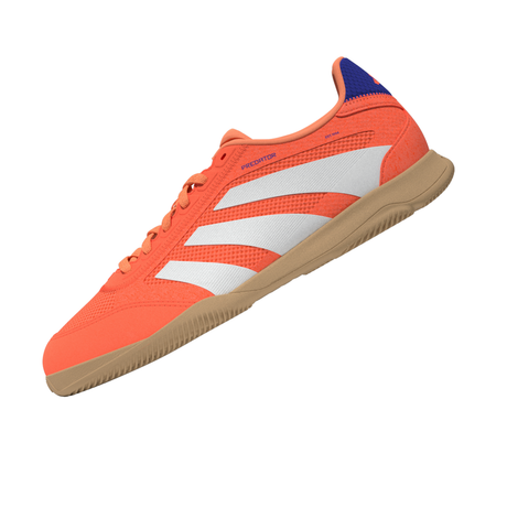 adidas Predator League IN Youth Soccer Shoes - Orange/White