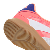adidas Predator League IN Youth Soccer Shoes - Orange/White