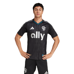 adidas Men's Charlotte FC Away Authentic Jersey 25/26 Black