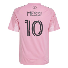 adidas Youth Inter Miami CF Messi Home Jersey 25/26 Pink