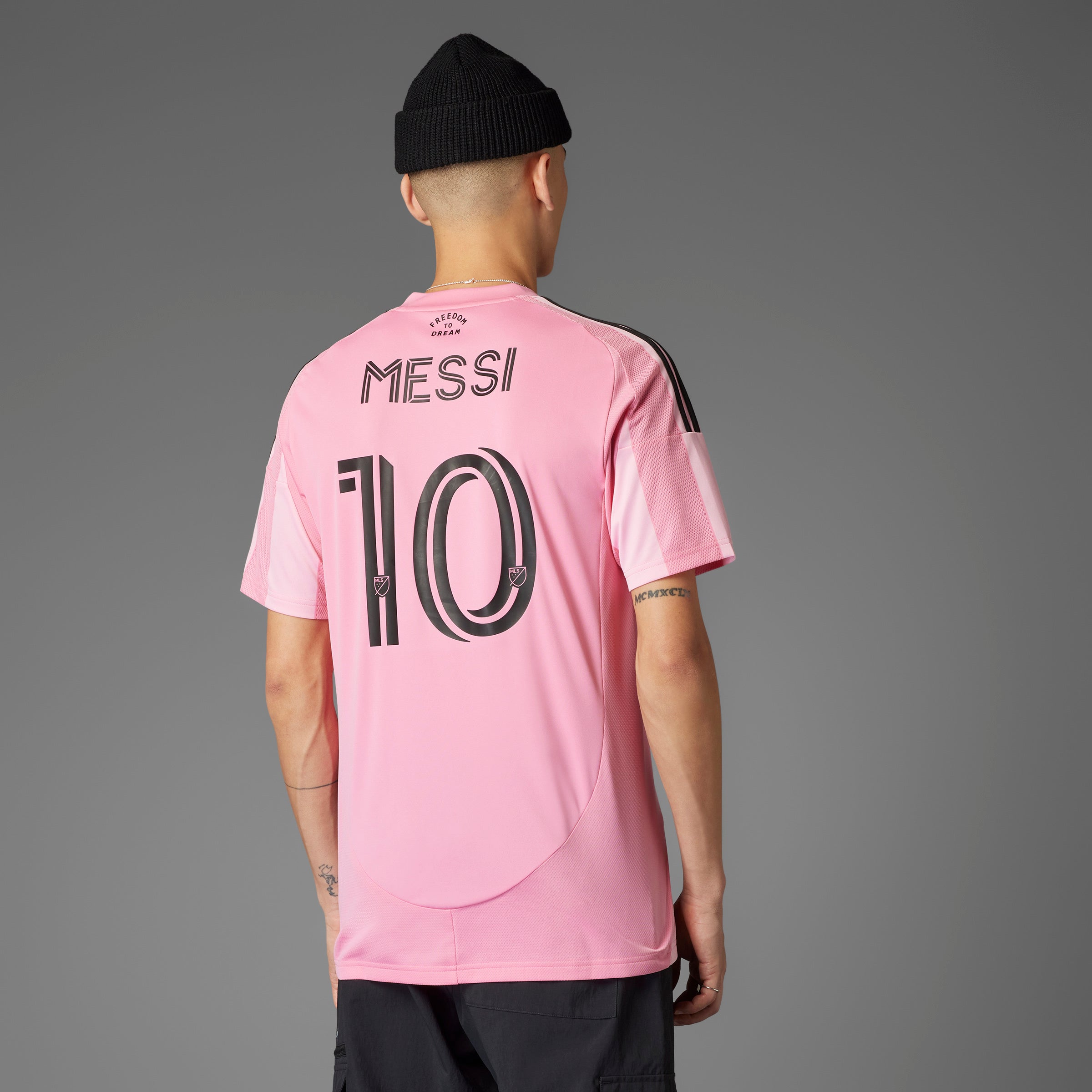 adidas Men's Inter Miami CF Messi Home Jersey 25/26 Pink