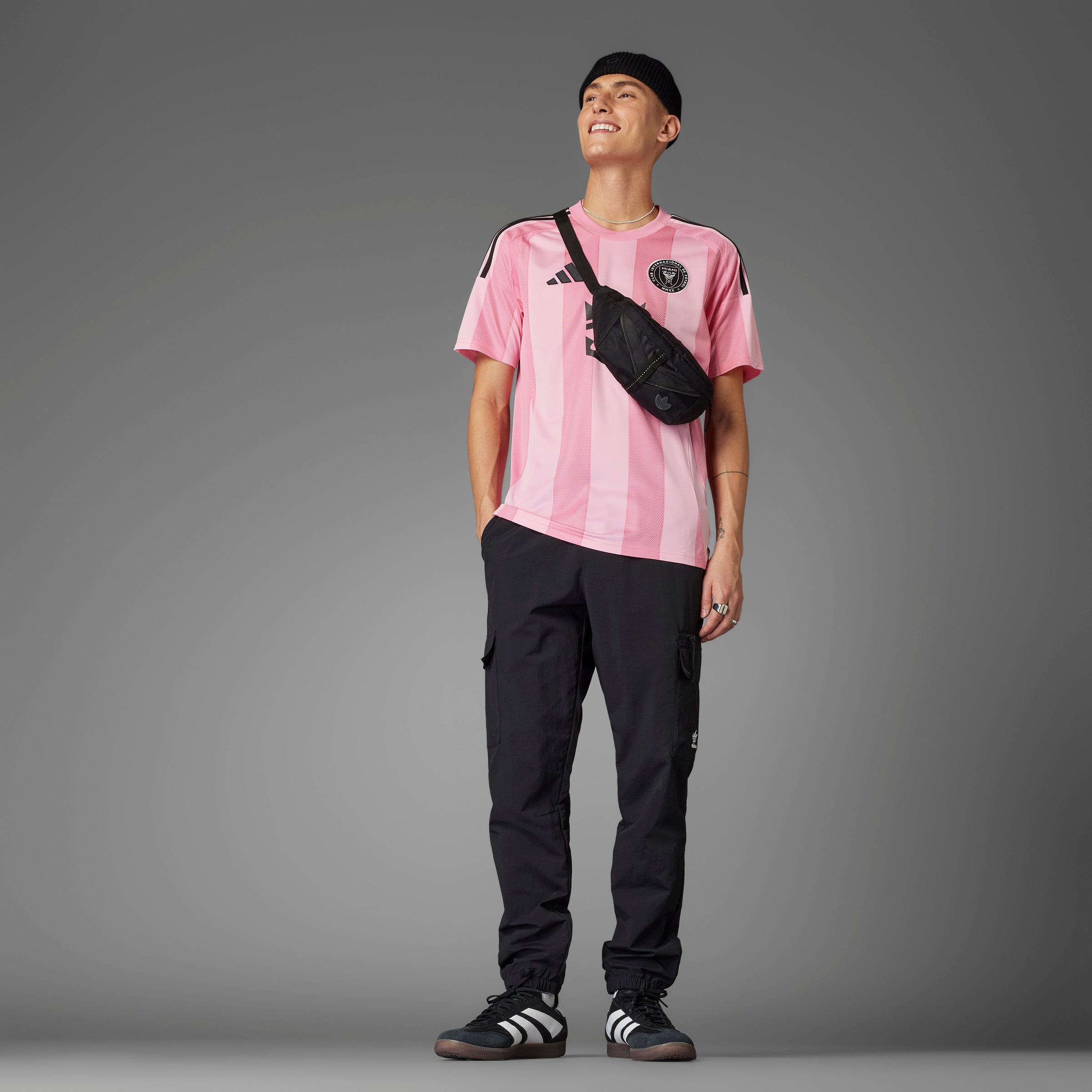 adidas Men's Inter Miami CF Messi Home Jersey 25/26 Pink