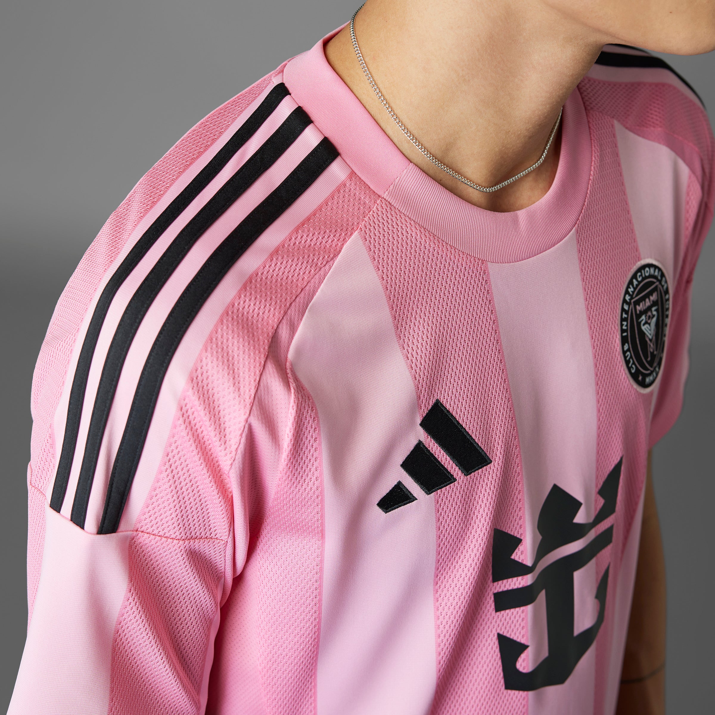 adidas Men's Inter Miami CF Messi Home Jersey 25/26 Pink