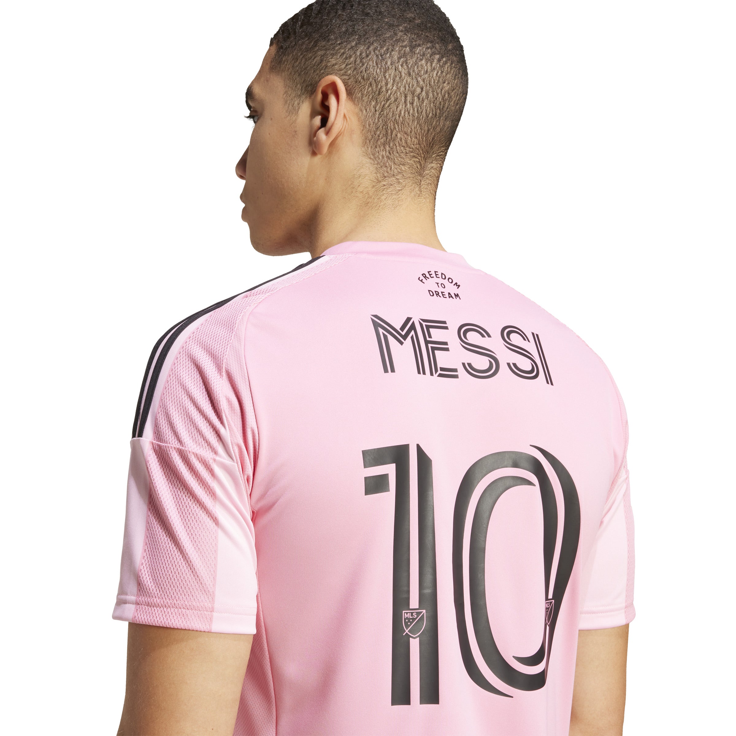 adidas Men's Inter Miami CF Messi Home Jersey 25/26 Pink