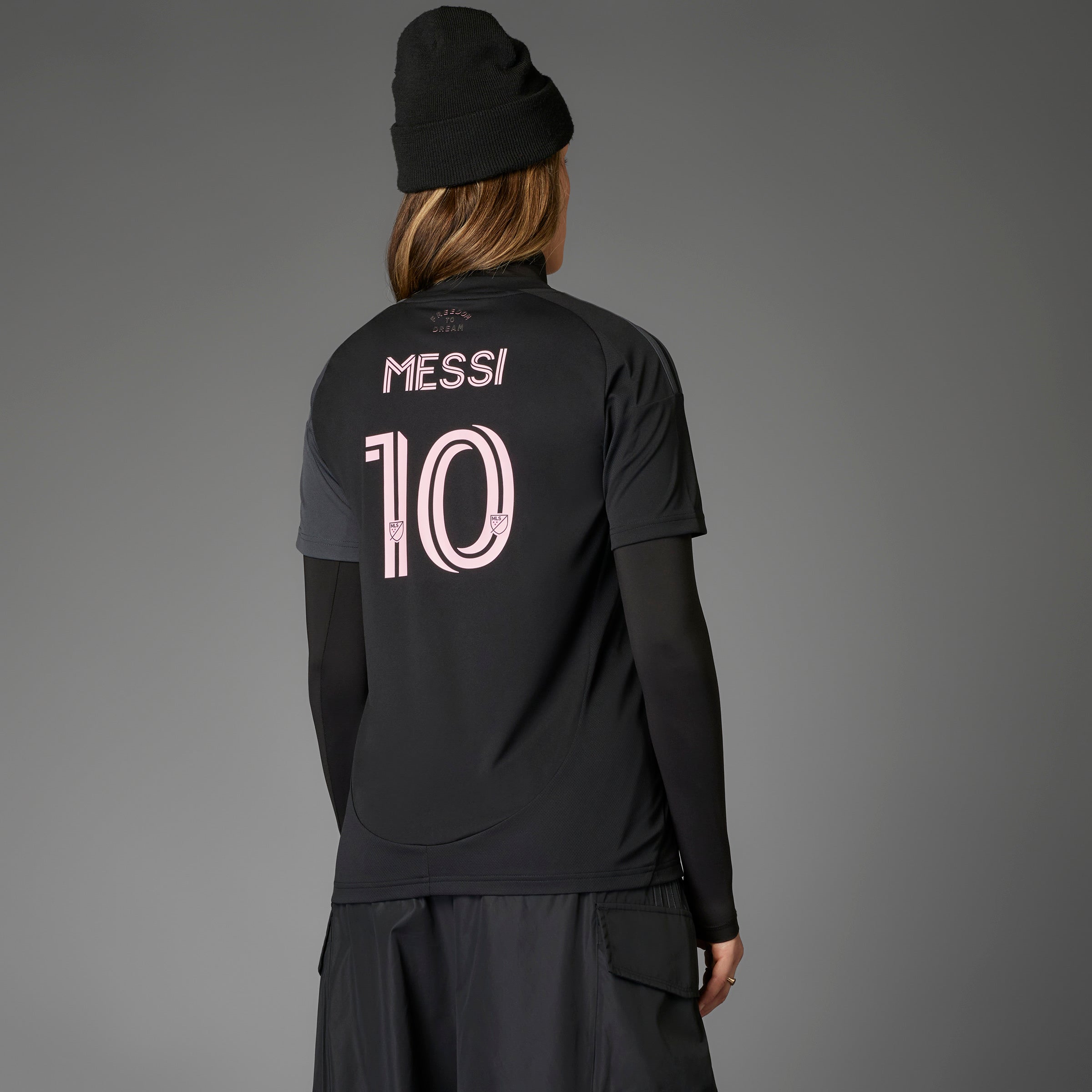 adidas Women's Inter Miami CF Messi Away Jersey 25/26 Black