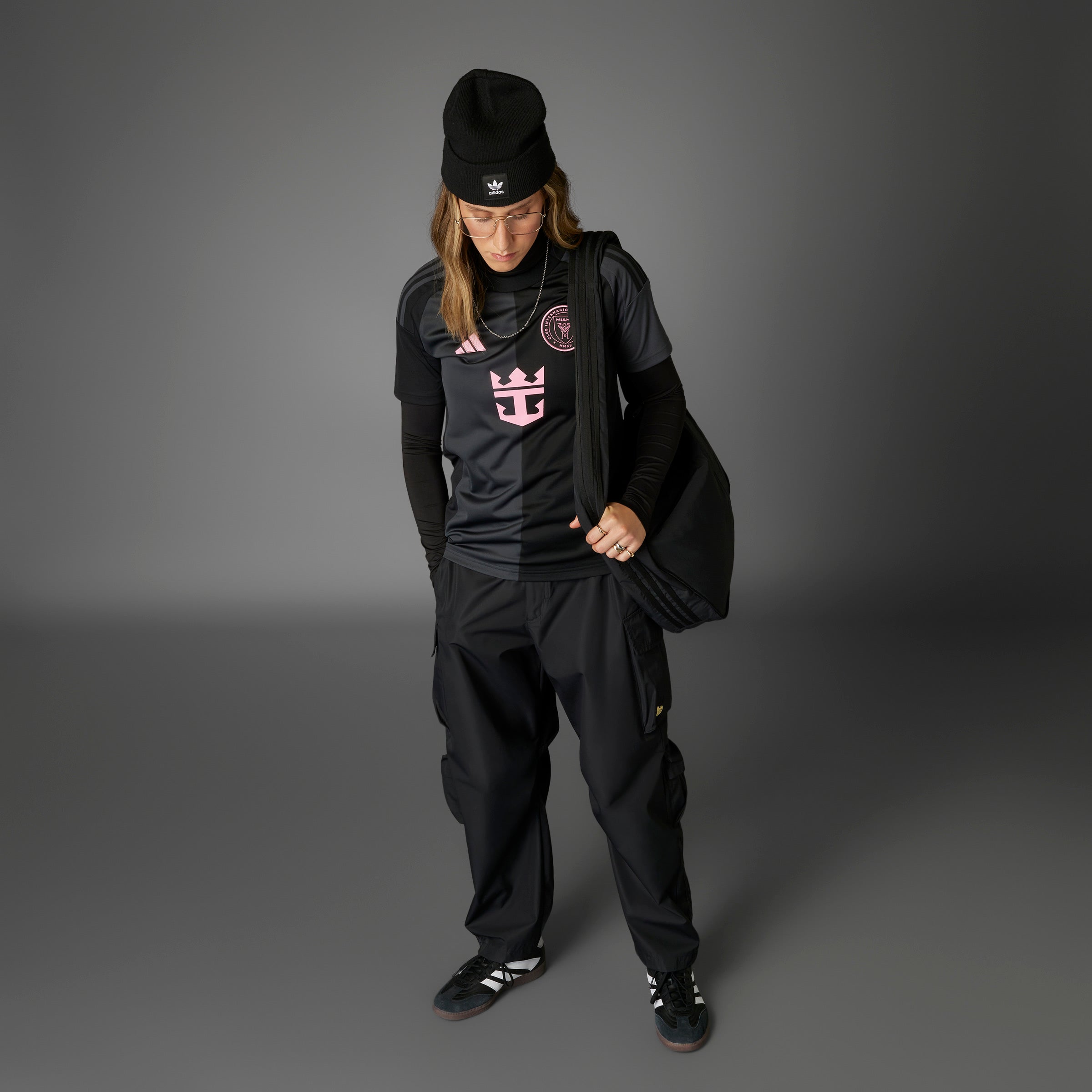 adidas Women's Inter Miami CF Messi Away Jersey 25/26 Black