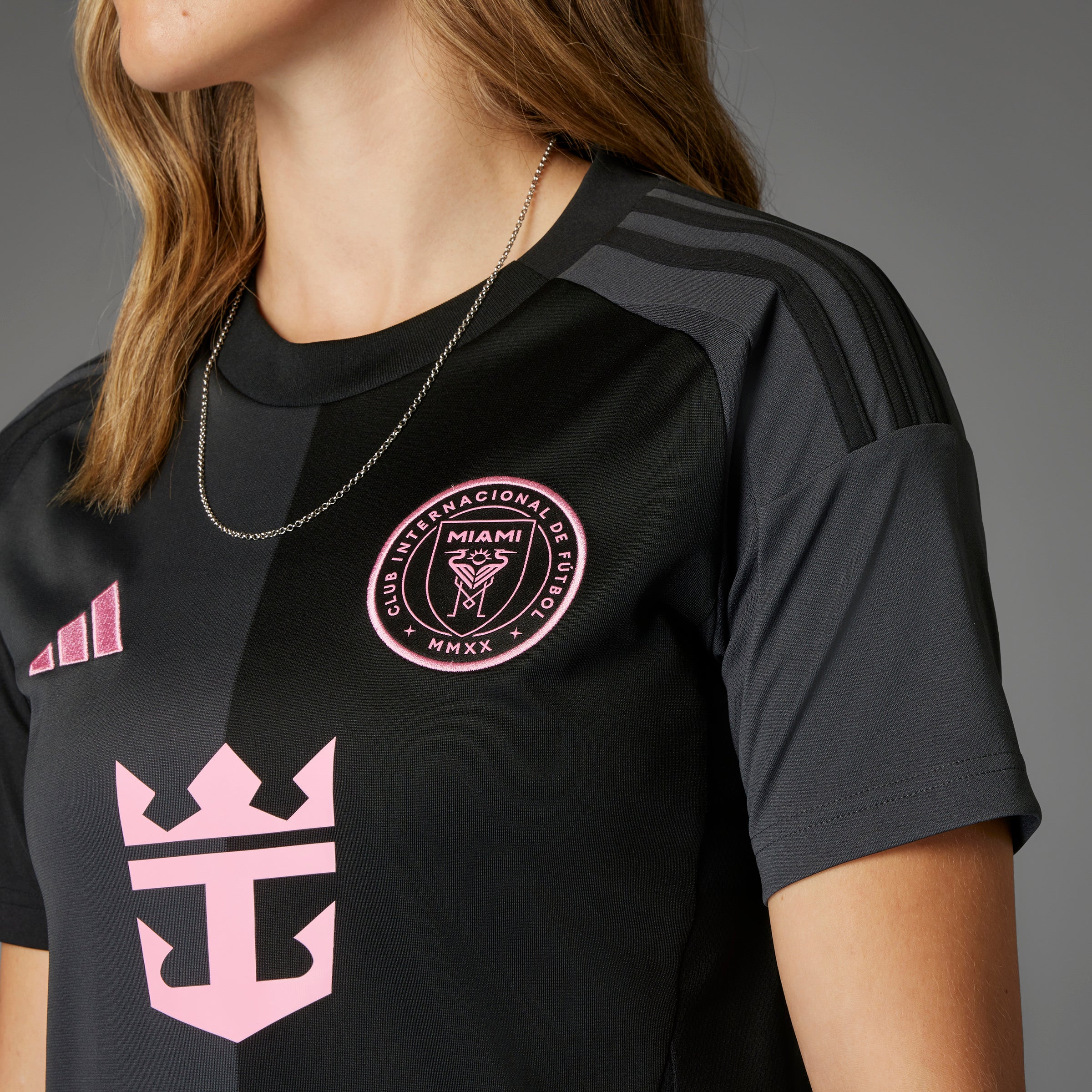 adidas Women's Inter Miami CF Messi Away Jersey 25/26 Black
