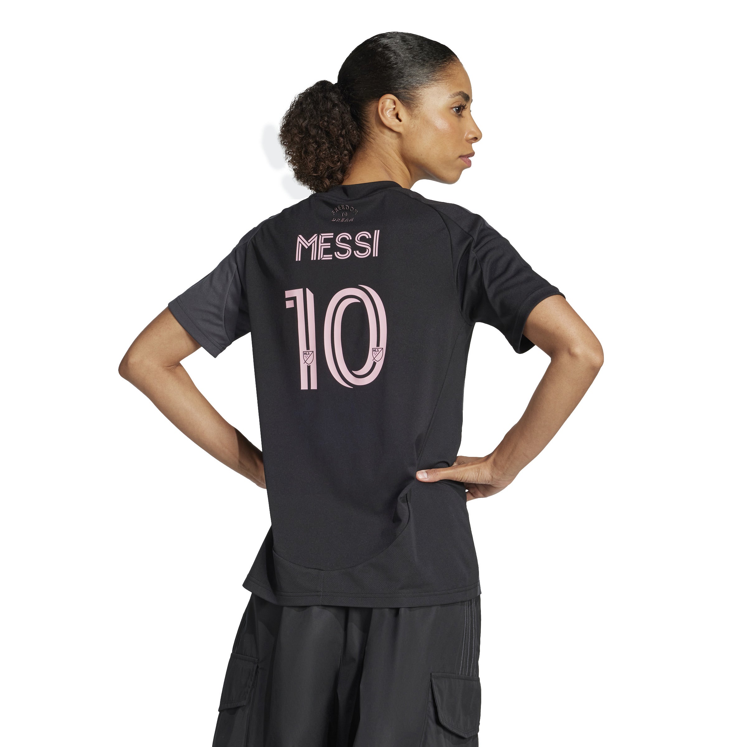 adidas Women's Inter Miami CF Messi Away Jersey 25/26 Black