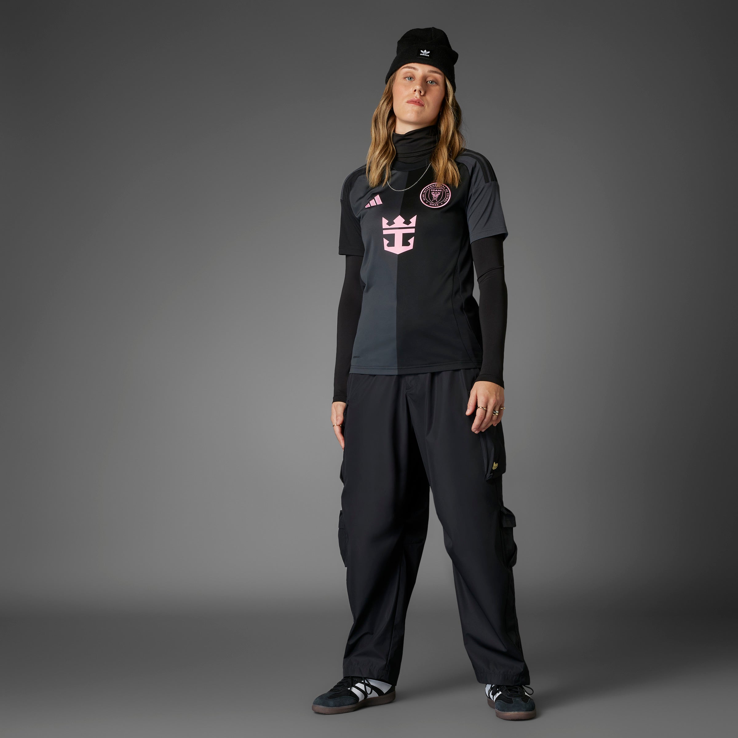 adidas Women's Inter Miami CF Messi Away Jersey 25/26 Black