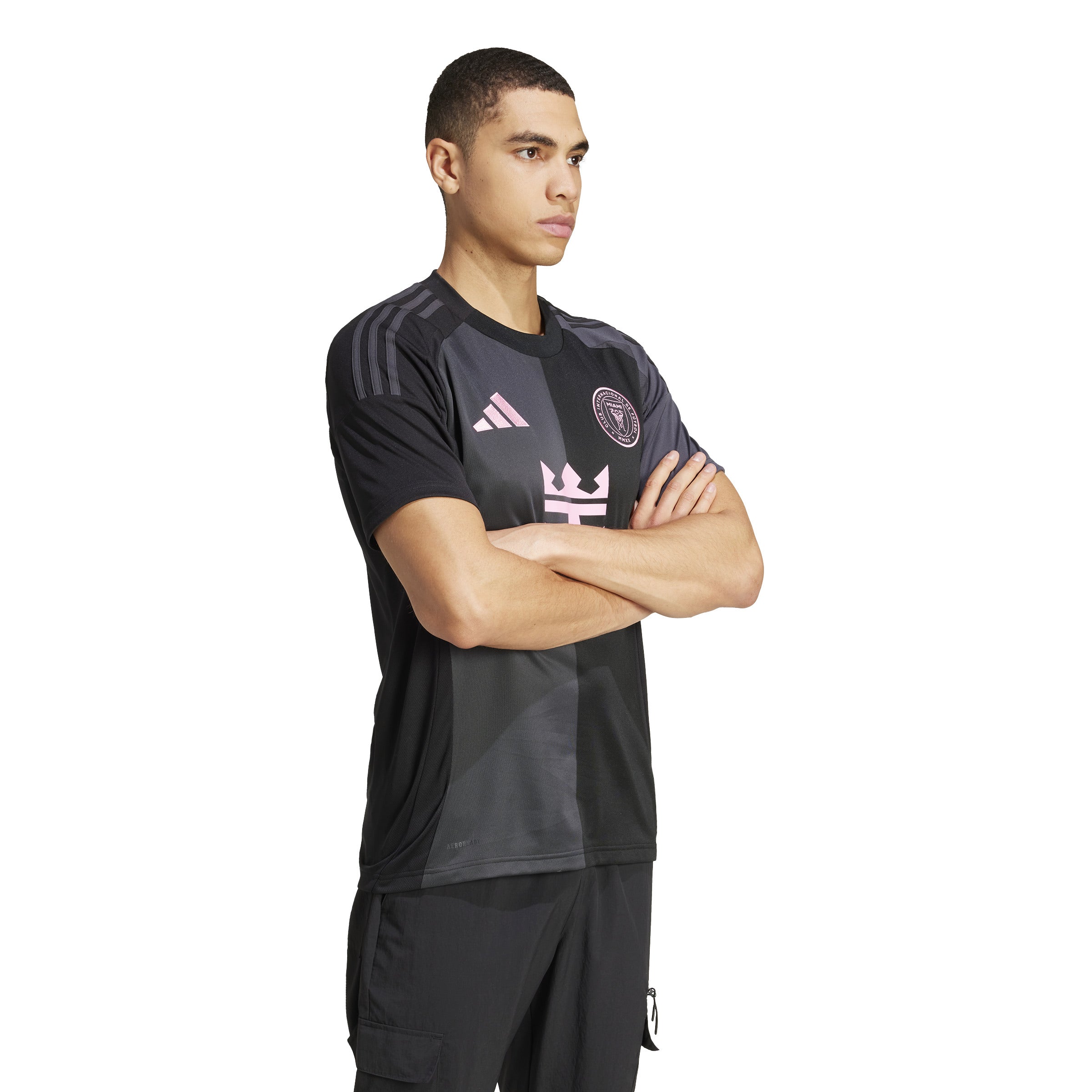 adidas Men's Inter Miami CF Away Messi Jersey 25/26 Black