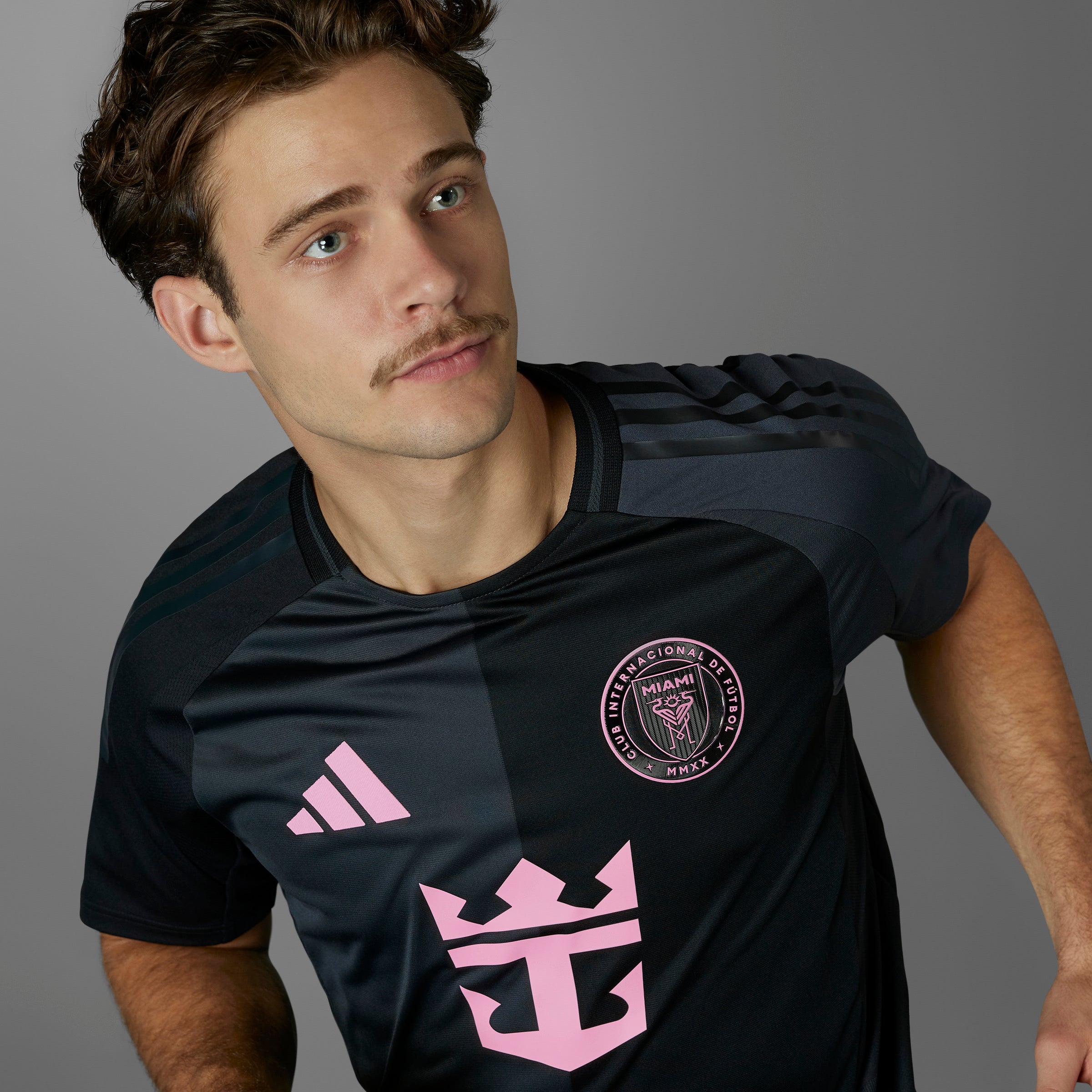adidas Men's Inter Miami CF Messi Away Authentic Jersey 25/26 Black