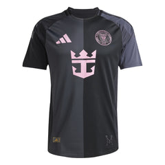 adidas Men's Inter Miami CF Messi Away Authentic Jersey 25/26 Black