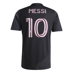 adidas Men's Inter Miami CF Messi Away Authentic Jersey 25/26 Black