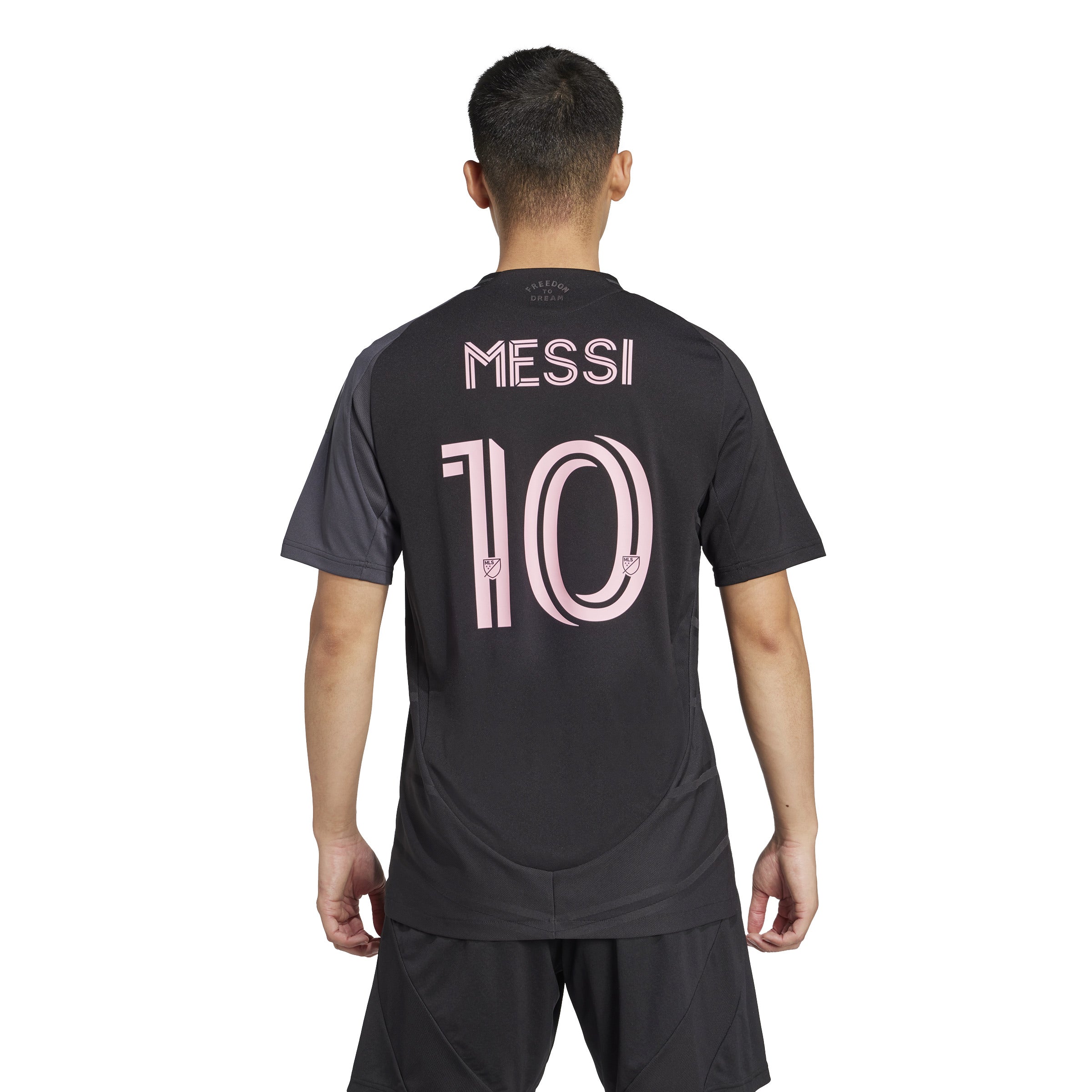 adidas Men's Inter Miami CF Messi Away Authentic Jersey 25/26 Black