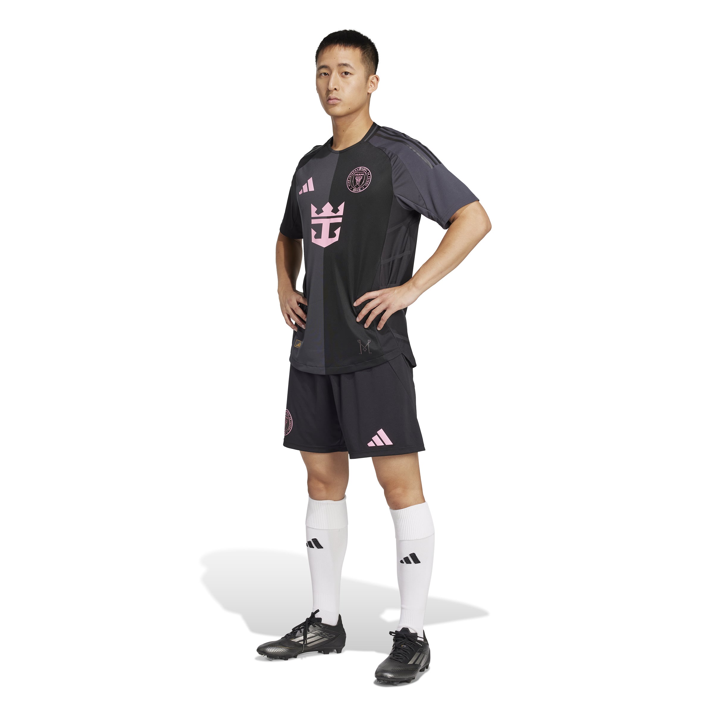 adidas Men's Inter Miami CF Messi Away Authentic Jersey 25/26 Black