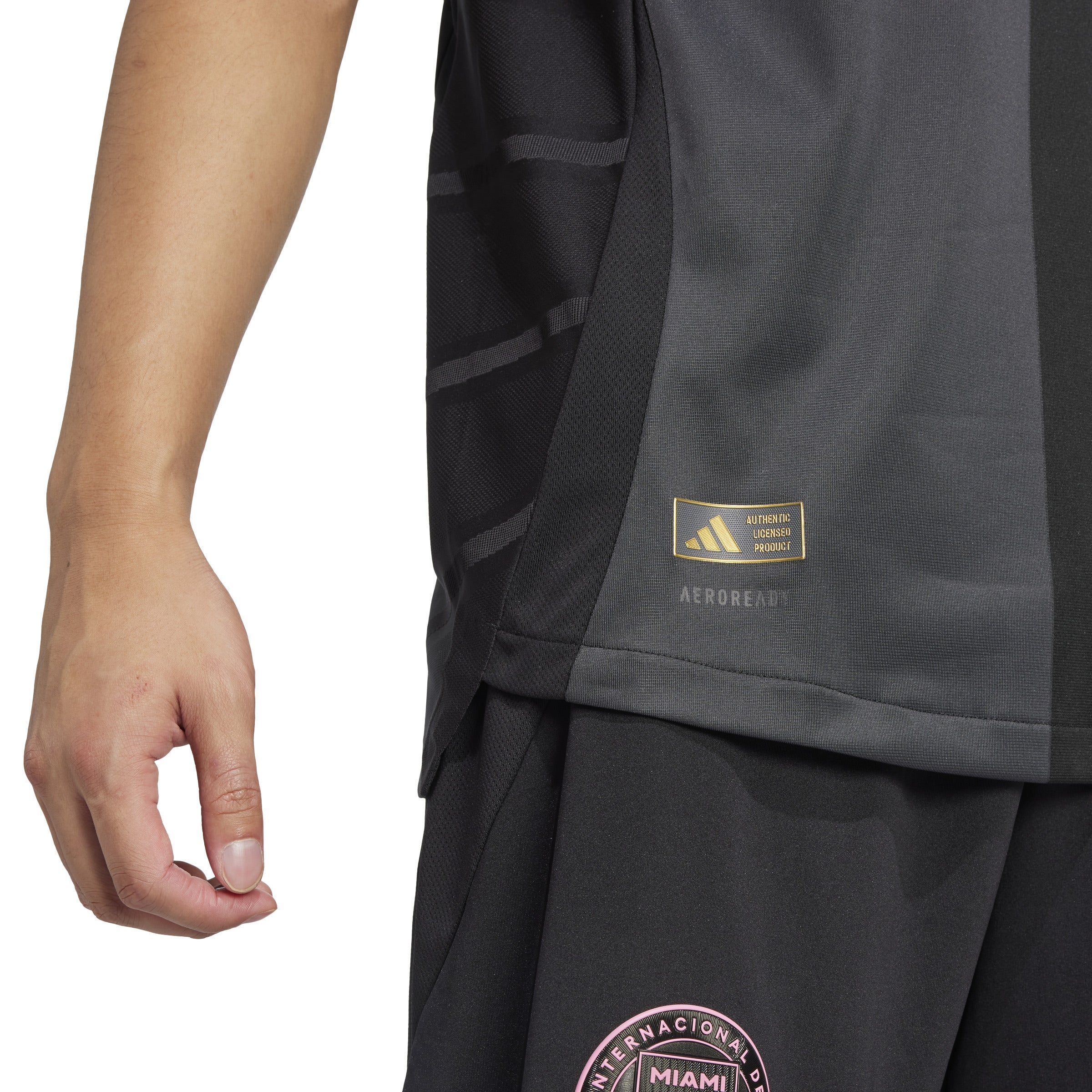 adidas Men's Inter Miami CF Messi Away Authentic Jersey 25/26 Black