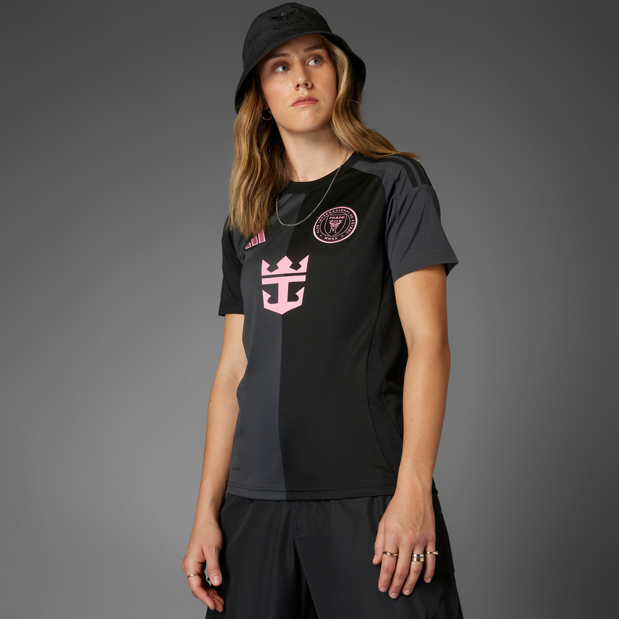 adidas Women's Inter Miami CF Away Jersey 25/26 Black