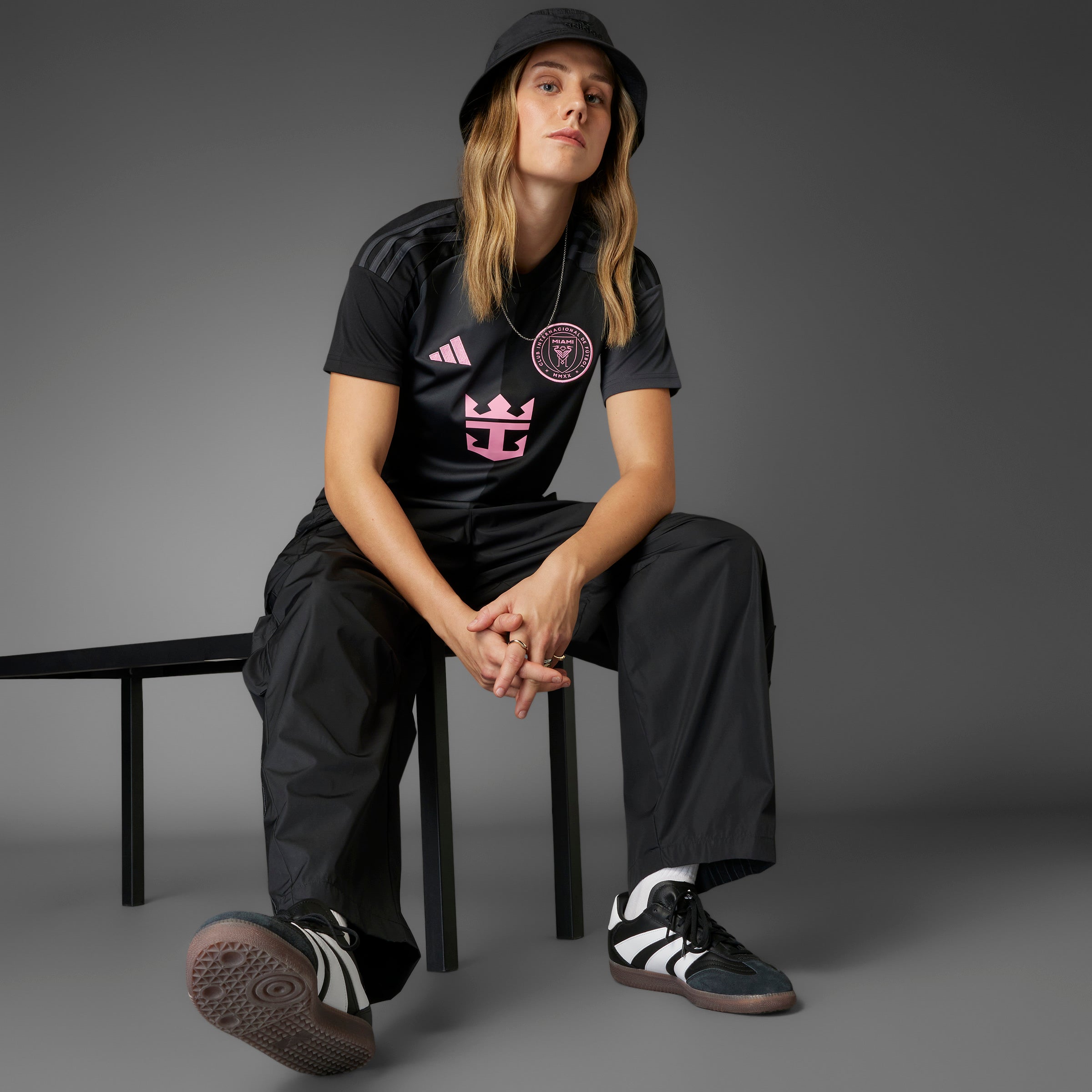 adidas Women's Inter Miami CF Away Jersey 25/26 Black