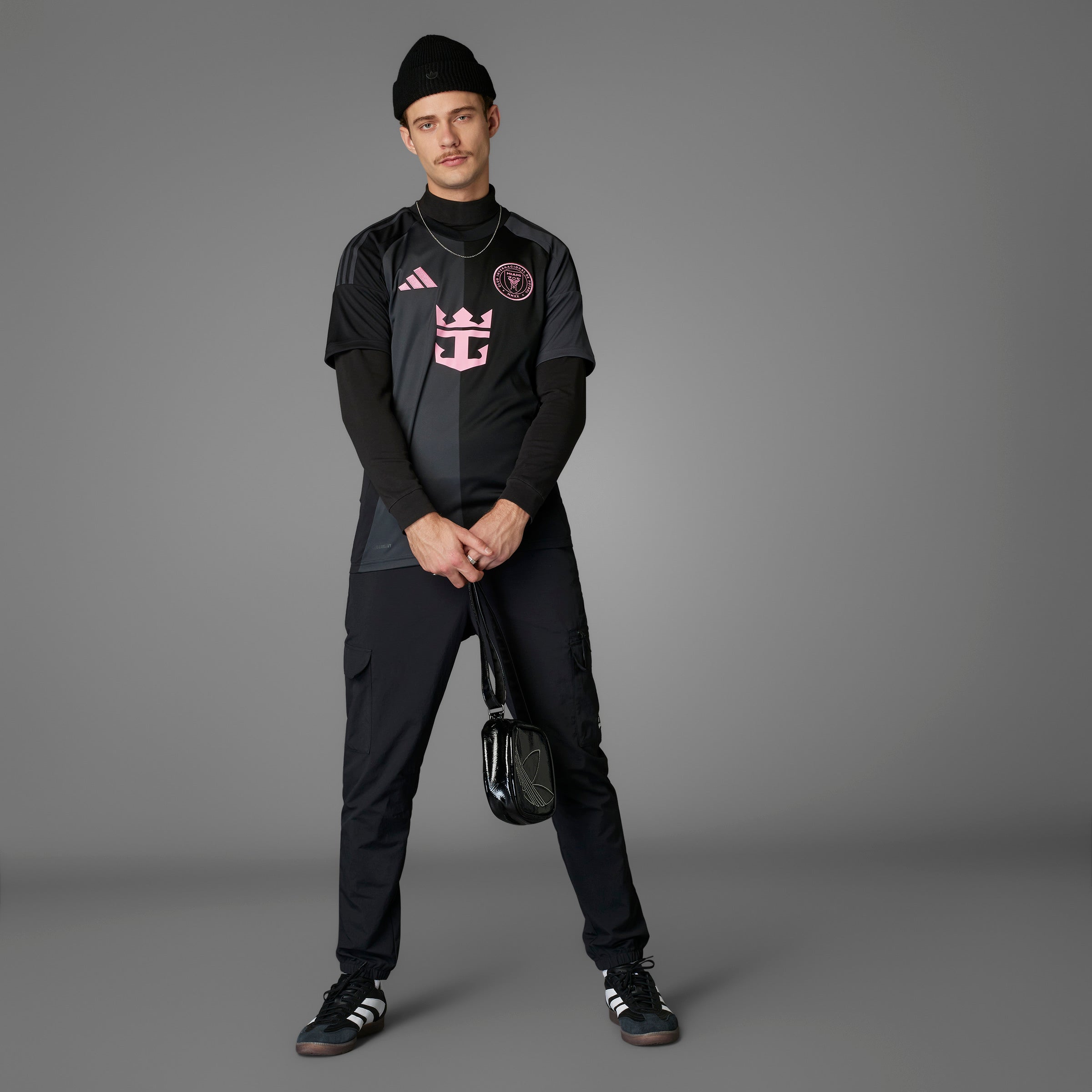 adidas Men's Inter Miami CF Away Jersey 25/26 Black