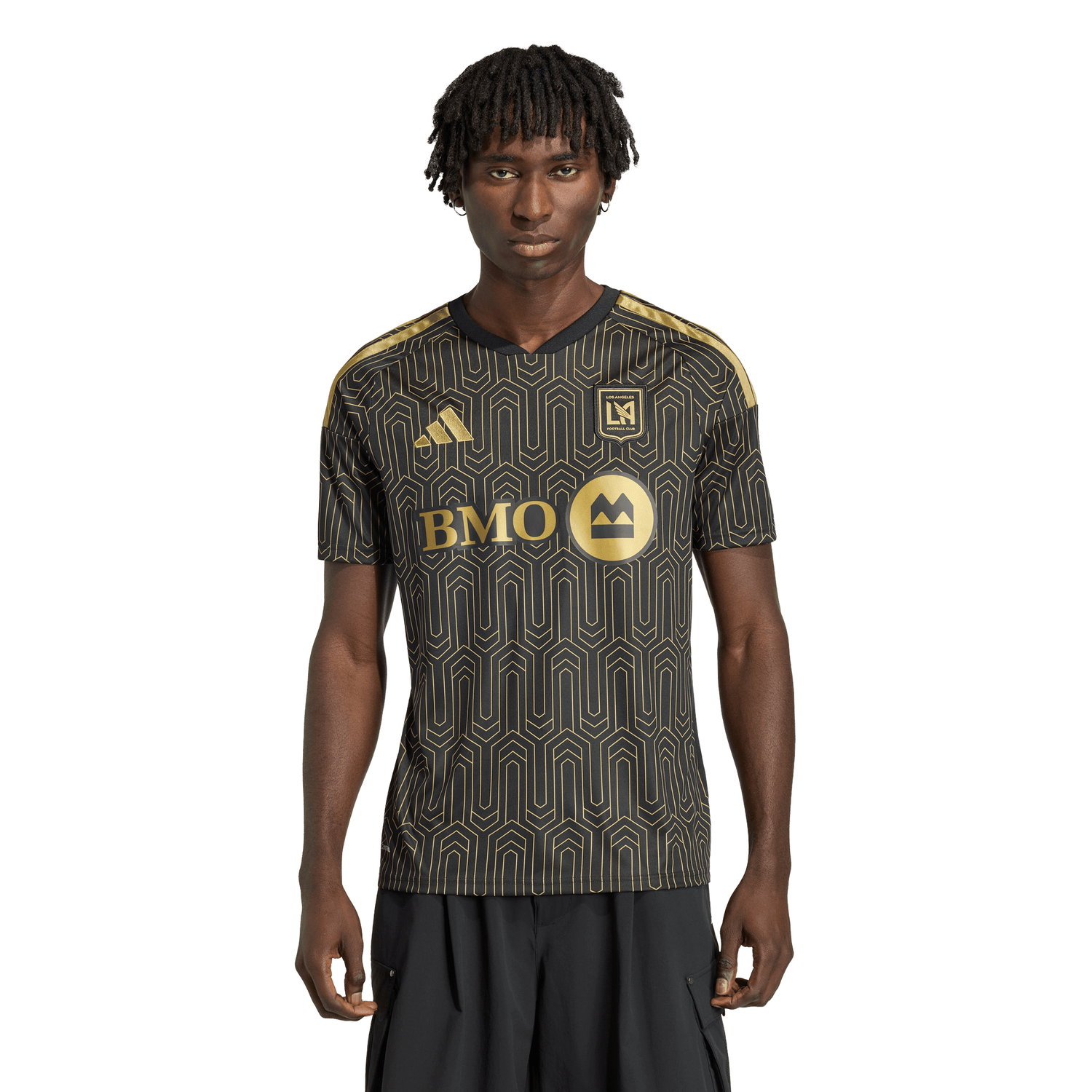 adidas Los Angeles FC Home Men's Soccer Jersey 26/27 - Black