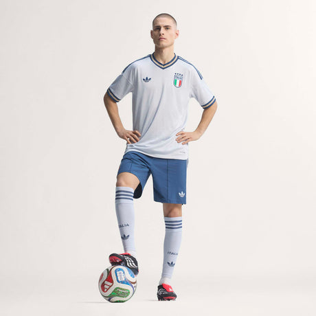 adidas Italy Away Authentic Men's Soccer Jersey 2026 - Aero Blue