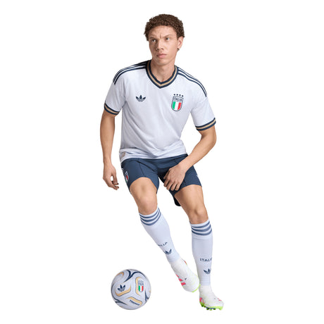 adidas Italy Away Authentic Men's Soccer Jersey 2026 - Aero Blue
