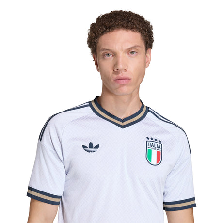 adidas Italy Away Authentic Men's Soccer Jersey 2026 - Aero Blue