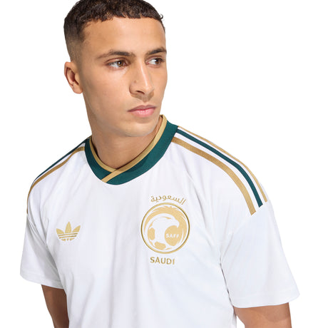 Camiseta de fútbol de visitante adidas Arabia Saudita para hombre 2026 - Blanco