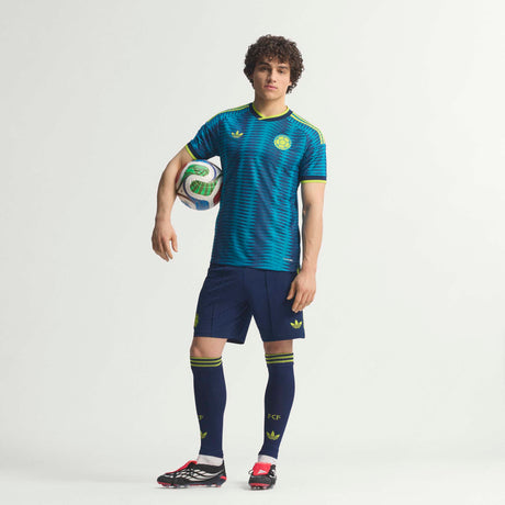 adidas Colombia Away Authentic Men's Soccer Jersey 2026 - Mistery Petrol/ Navy