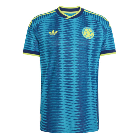 adidas Colombia Away Authentic Men's Soccer Jersey 2026 - Mistery Petrol/ Navy