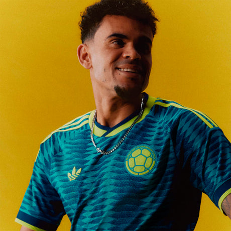 adidas Colombia Away Authentic Men's Soccer Jersey 2026 - Mistery Petrol/ Navy