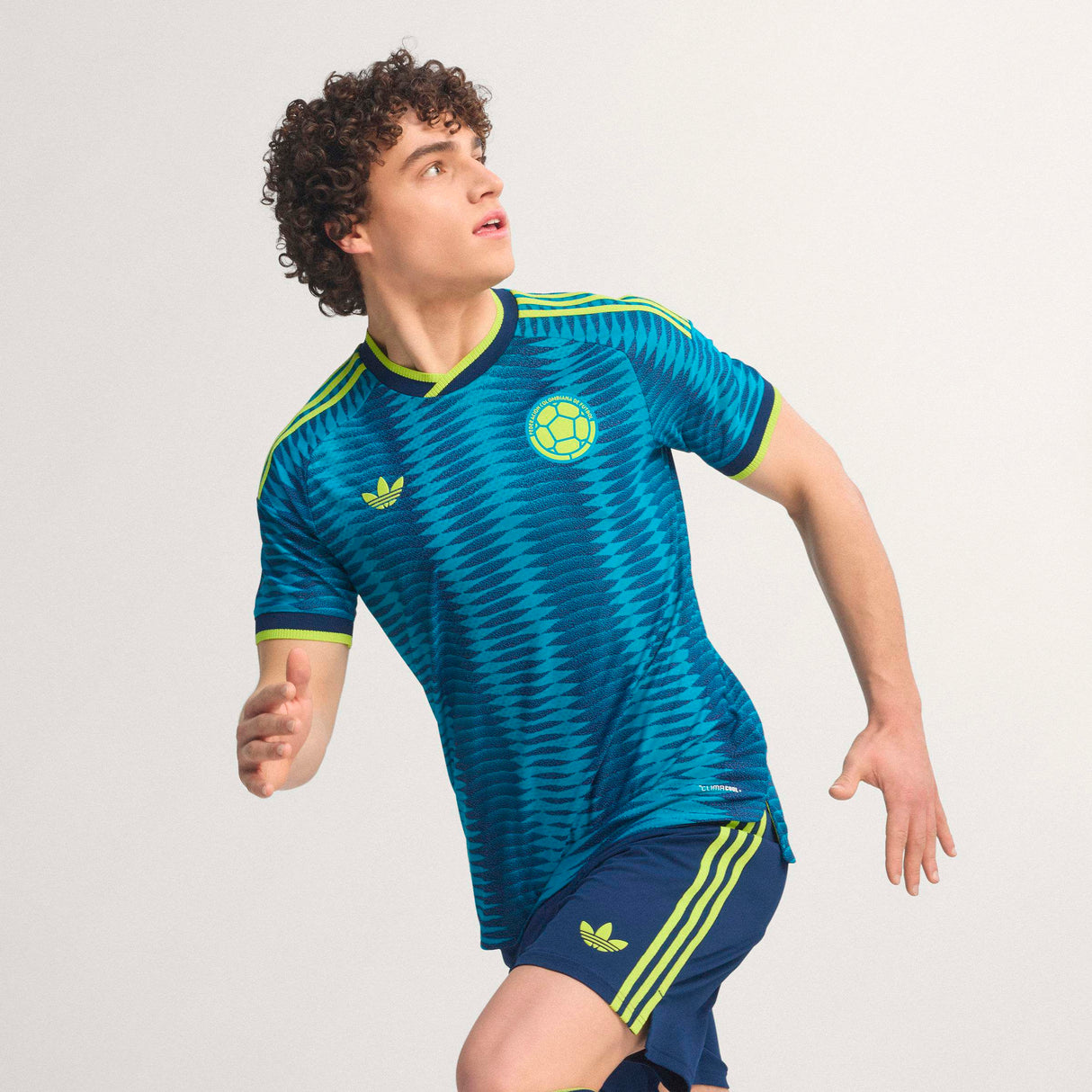 adidas Colombia Away Authentic Men's Soccer Jersey 2026 - Mistery Petrol/ Navy