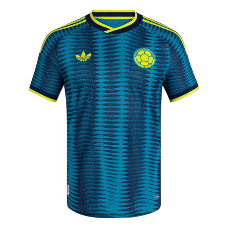 adidas Colombia Away Authentic Men's Soccer Jersey 2026 - Mistery Petrol/ Navy