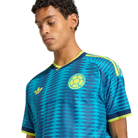 adidas Colombia Away Authentic Men's Soccer Jersey 2026 - Mistery Petrol/ Navy