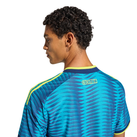 adidas Colombia Away Authentic Men's Soccer Jersey 2026 - Mistery Petrol/ Navy