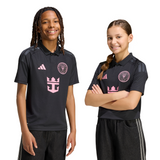 adidas Inter Miami CF Away Youth Soccer Jersey 26/27- Black/Pink