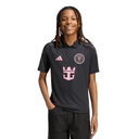 adidas Inter Miami CF Away Youth Soccer Jersey 26/27- Black/Pink